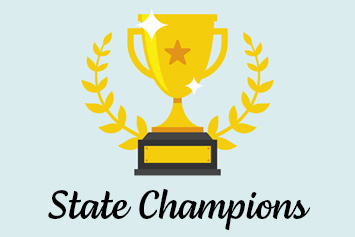  Five students win state championships